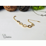 Брилянтна дамска гривна с халки