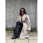 Дамско палто с брошка Kailany