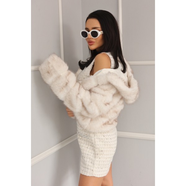 Дамско палто с качулка Goldie