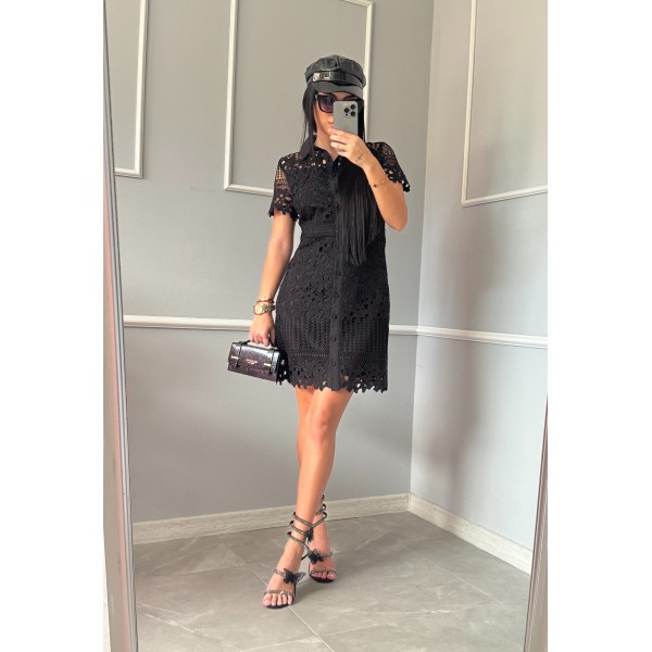 Дантелена дамска рокля Sages