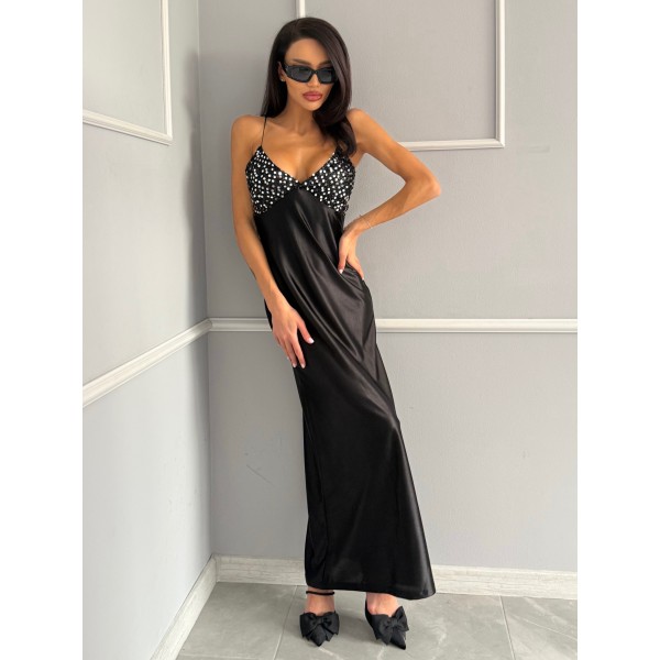 Дамска сатенена рокля Rowyns