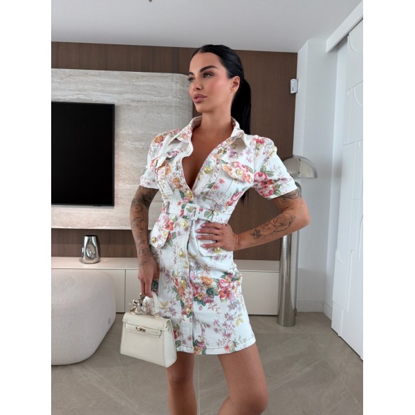 Дамска дънкова рокля Emelyn