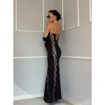 Дамска рокля с ръкавици Macien