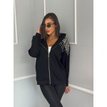 Дамски суичър с камъни Abby