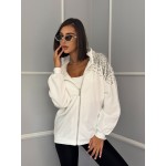 Дамски суичър с камъни Abby