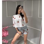 Дамска тениска с черешки Amaris