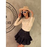 Дамска плетена блуза с камъни Janar