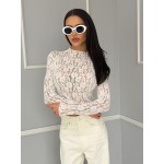 Дамска дантелена блуза Jordyn