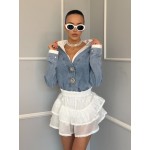 Дънкова дамска блуза Opal