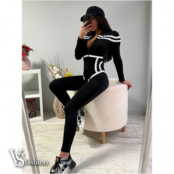 Уникален дамски гащеризон с цип Samira