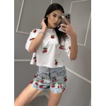 Дамски къси панталонки с черешки Amaris