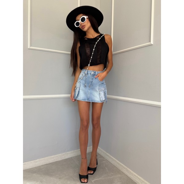 Дънкова пола Angelica