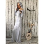 Ежедневна рокля с яка