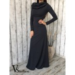 Ежедневна рокля с яка