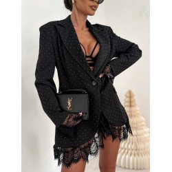 Дамско сако с дантела и камъни Rory
