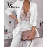 Елегантно дамско сако с подплънки ZINA