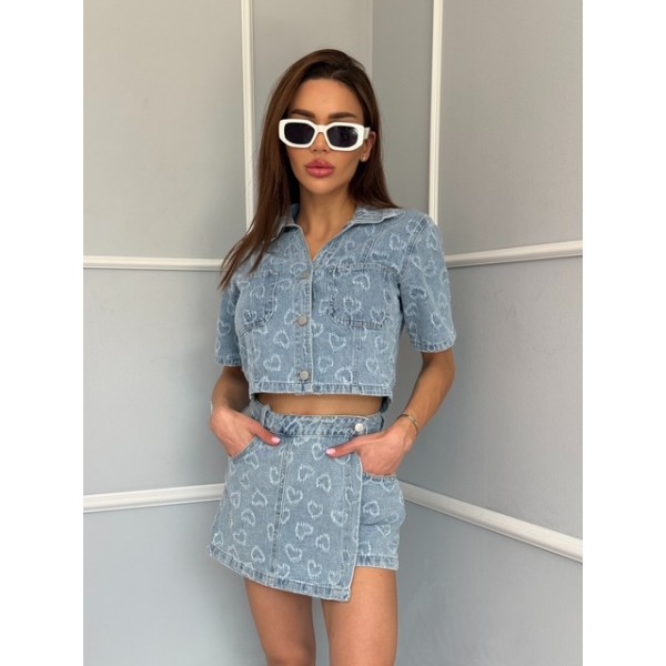 Дамски дънков комплект Theans