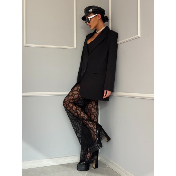 Дамски дантелен комплект Ilina (сако с панталон)