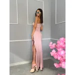 Сатенена дамска рокля Quinty
