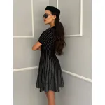 Дамска  плетена рокля с връзки Mikaylan