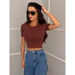 Плетена дамска блуза с камъни Robin