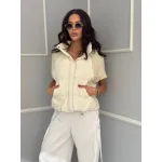 Дамски елек с гуши пух Katie