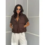 Дамски елек с гуши пух Katie