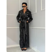 Дамски кожен панталон Paislee