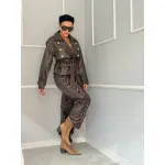 Дамски кожен панталон Paislee