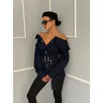Дамска дънкова риза Eliora