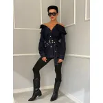 Дамска дънкова риза Eliora