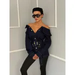 Дамска дънкова риза Eliora