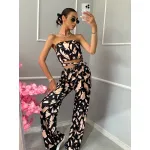 Впечатляващ дамски комплeкт с кърпа Kaitlyna
