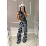 Дамски комплект дънки с елек Jaylanis