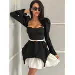 Дамска рокля с колан Paulini
