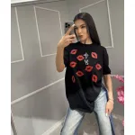 Дамска тениска с целувки Giovanna