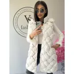 Дамски лачен дълъг елек Nyra